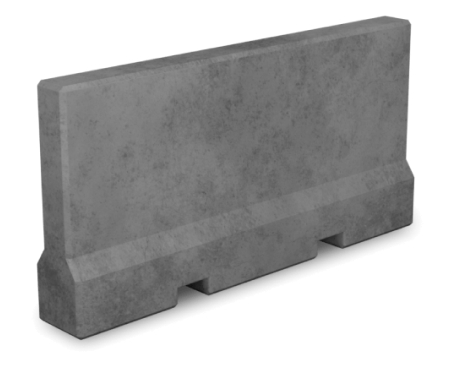 betonnen barrier voor betonnen aanrijdbeveiliging