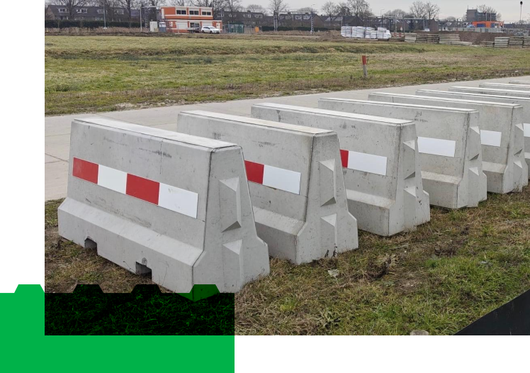 Betonnen geleidingsblok​ Alphablock